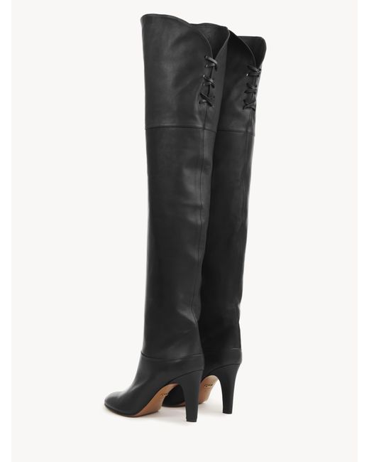 Chloé Black Eve Over-the-knee Boot