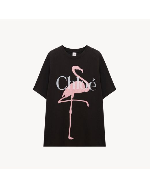 Chloé Black Generous Logo T-Shirt