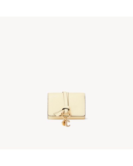 Chloé Natural Mini Alphabet Tri-Fold
