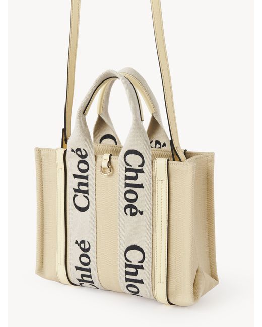 Chloé Metallic Small Woody Tote Bag