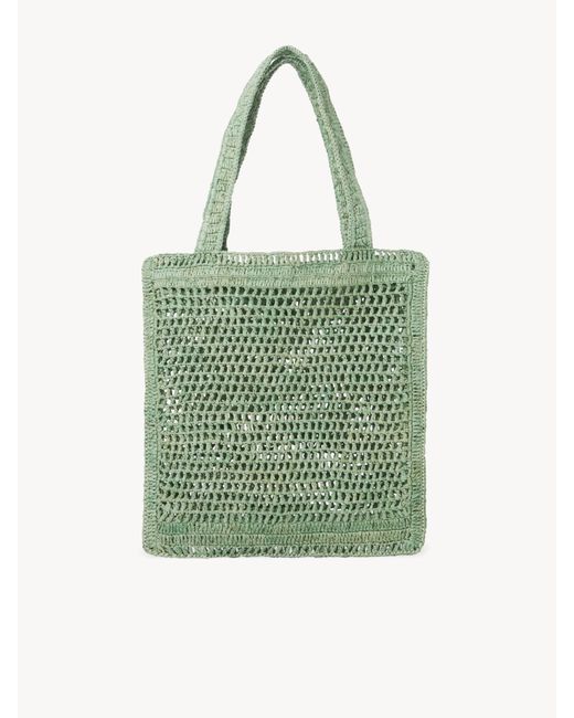 Tote Bag Summer Banana di Chloé in Green