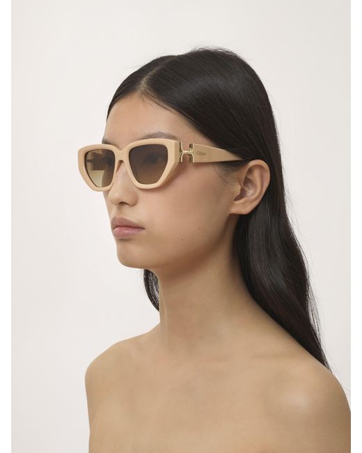 Chloé Natural Marcie Sunglasses