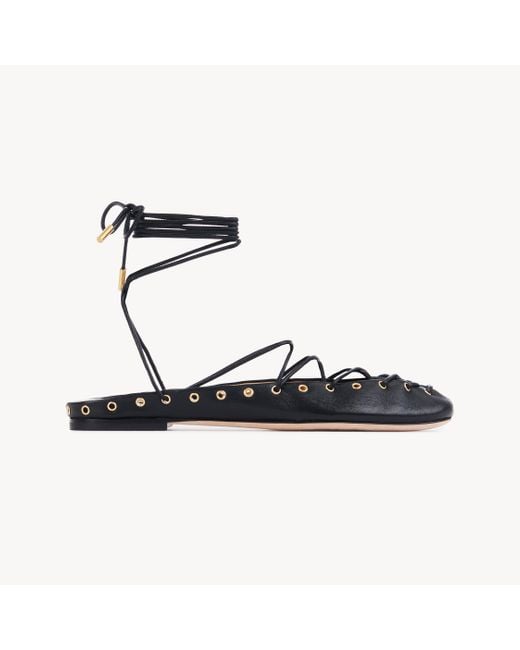 Chloé Ghilliesバレエパンプス Black