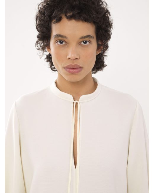 Chloé Open-neck Tunic in Natural | Lyst