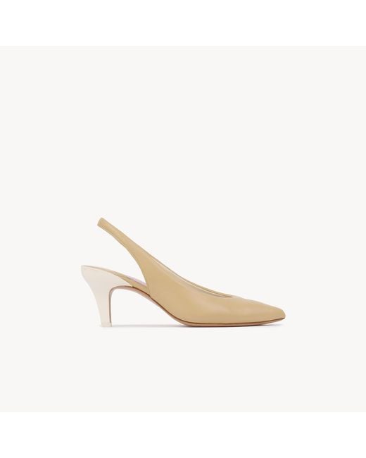 Chloé White Suzie Pump