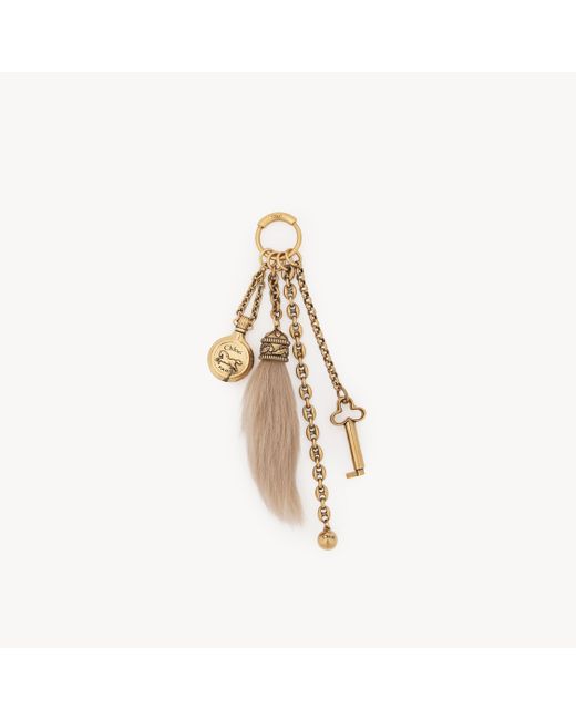 Chloé Metallic Symbols Bag Charm