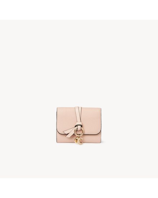 Chloé Pink Small Alphabet Tri-Fold