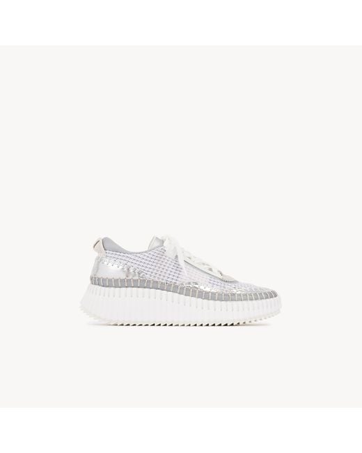 Chloé White Nama Sneaker