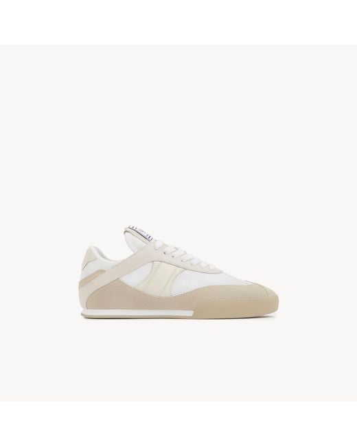 Chloé White Kick Sneaker 100% Polyester, Bovine Leather, Nylon