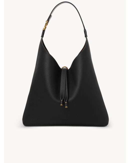 Chloé Black Marcie Hobo Bag