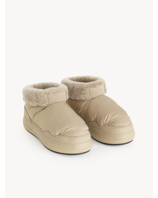 Bottines Polar Chloé en coloris Natural