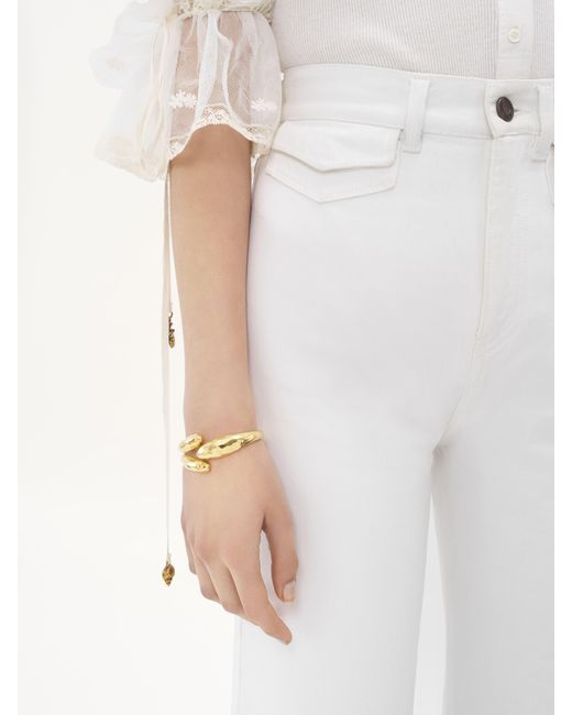 Chloé Metallic The Chloé Curl Toi Et Moi Bracelet