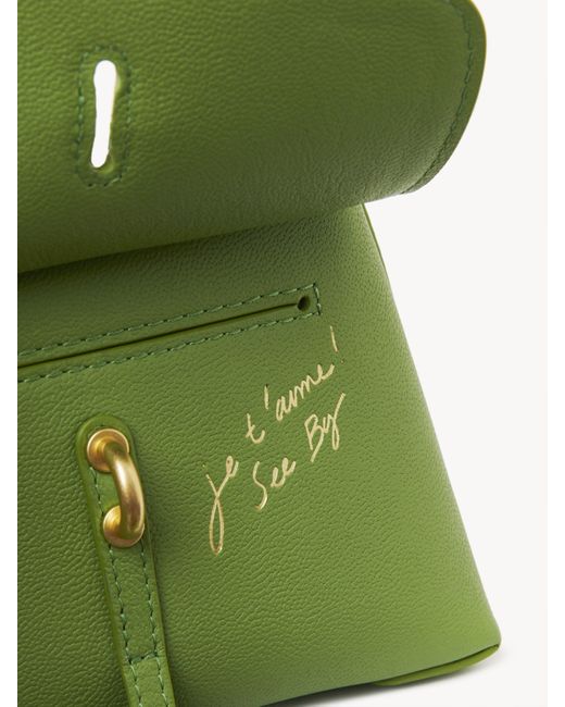 See By Chloé Green Joan Mini Crossbody Bag