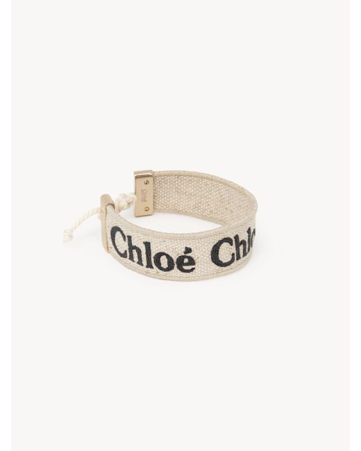 Chloé White Woody Armband