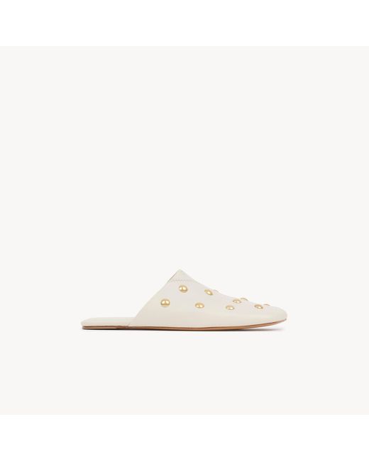 Chloé White Rita Mule