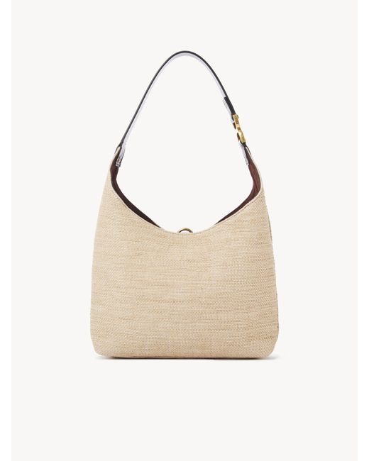 Chloé Small Marcie Hobo Bag in het Natural