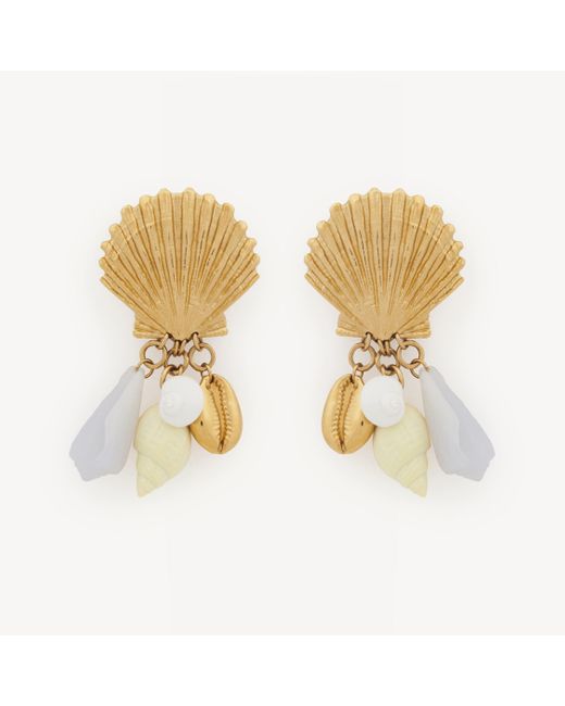 Chloé Metallic Chloé Shells Ohrringe