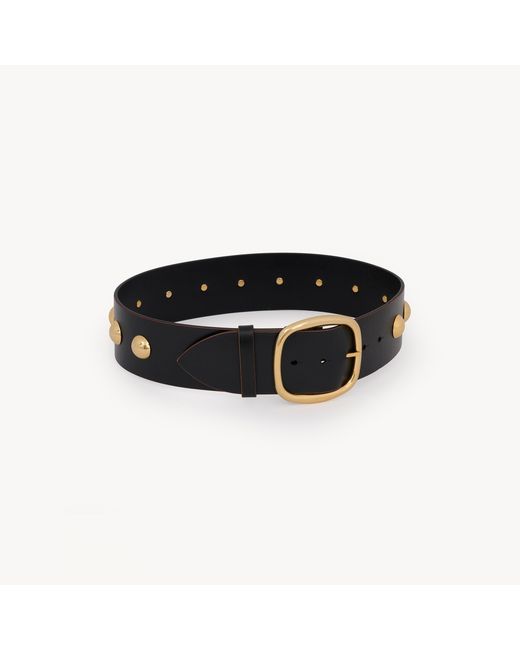 Chloé Black Leather Belt