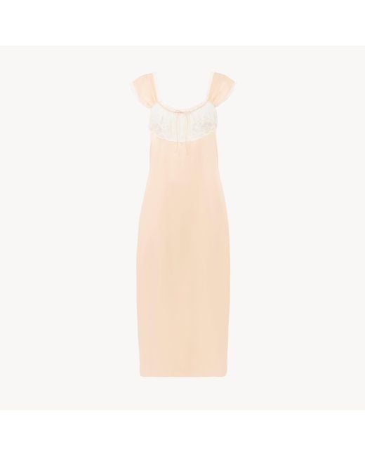Chloé White Lingerie Dress