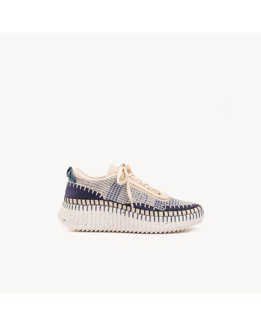 Chloé Blue Nama Sneaker