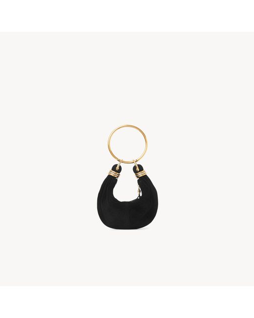 Chloé Black Mini Bracelet Hobo Bag