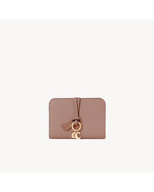 Chloé Pink Alphabet Bi-Fold Wallet