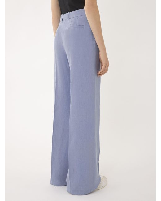 Chloé Blue Low-waist Flare Pants