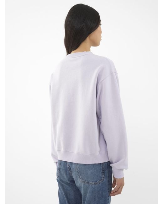 Chloé Purple Boxy Sweater