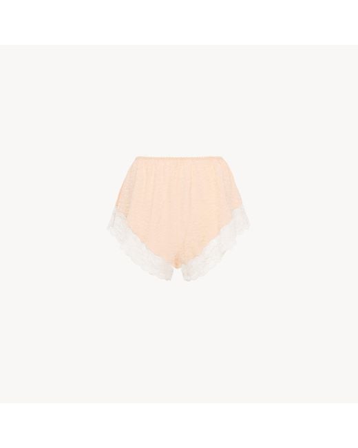 Chloé Natural Lingerie Shorts