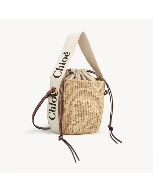 Chloé Metallic Chloe X Mifuko Woody Small Basket Tote