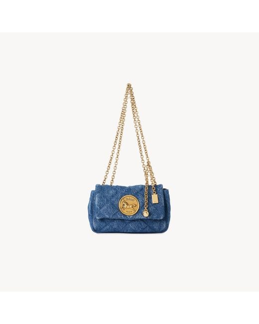 Chloé Blue Small Heritage Shoulder Bag