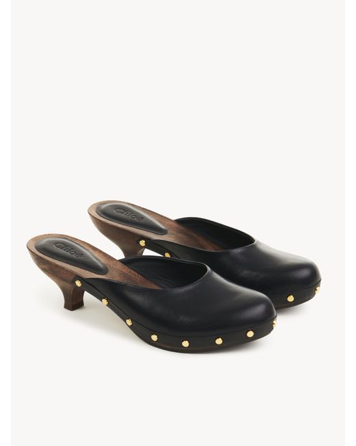 Chloé Black Judith Clog