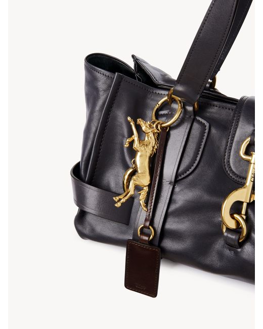 Chloé Kerala 25 Handbag In Soft Leather in Black | Lyst