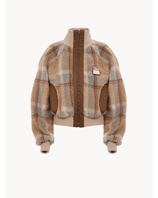 Chloé Natural High-Neck Jacket