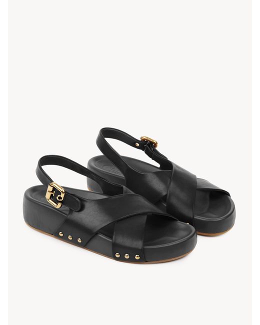 Chloé Black Mae Sandal