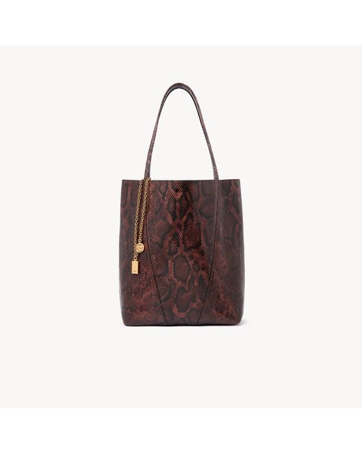 Chloé Brown Spin Tote Bag