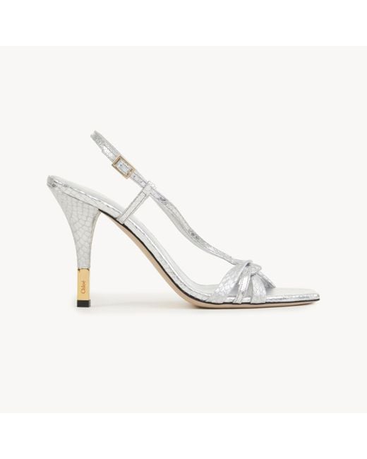Chloé White Nour Sandale