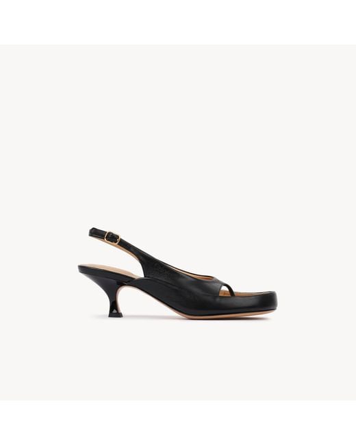 Chloé Black Junie Heeled Sandal