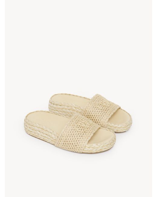 Chloé Natural Isla Slide