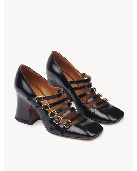 パンプス CHLOE Black Leather Janis Pumps Chloé Janis Pump | Chloé US