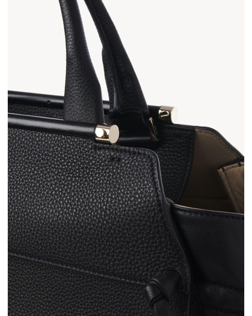 Chloé Steph Medium Double Carry Bag in Black | Lyst