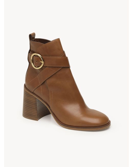 See By Chloé Brown Lyna Ankle Boot
