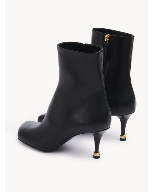 Bottines à talon Andrea Chloé en coloris Black