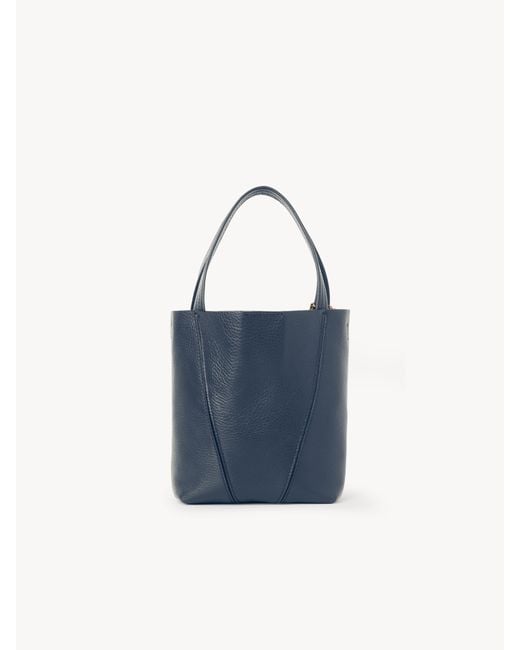 Tote Bag Piccola Spin di Chloé in Blue
