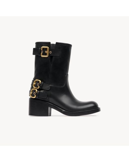 Chloé Black Dakota Ankle Boot