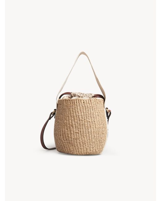 Chloé Metallic Chloe X Mifuko Woody Small Basket Tote