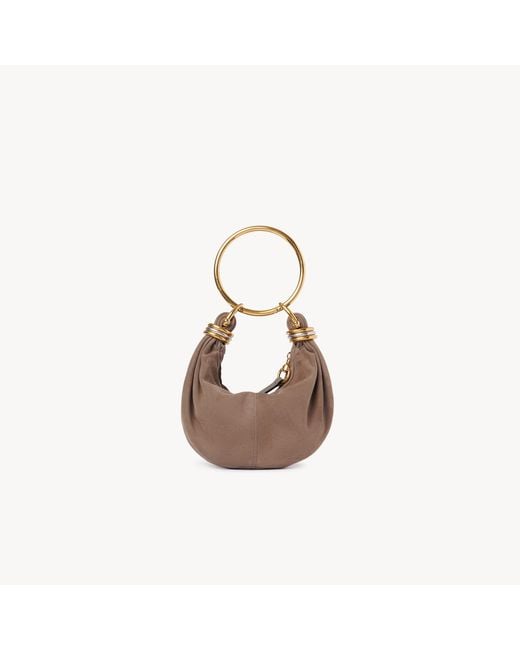 Chloé Metallic Mini Bracelet Hobo Bag