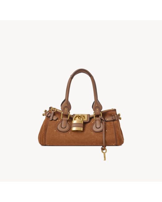 Borsa Paddington di Chloé in Brown