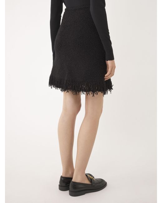 Chloé Black A-line Mini Skirt