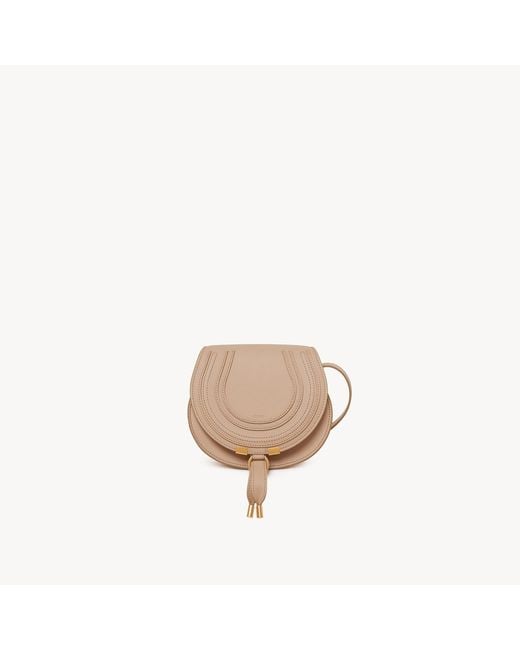 Chloé Natural Marcie Small Saddle Bag